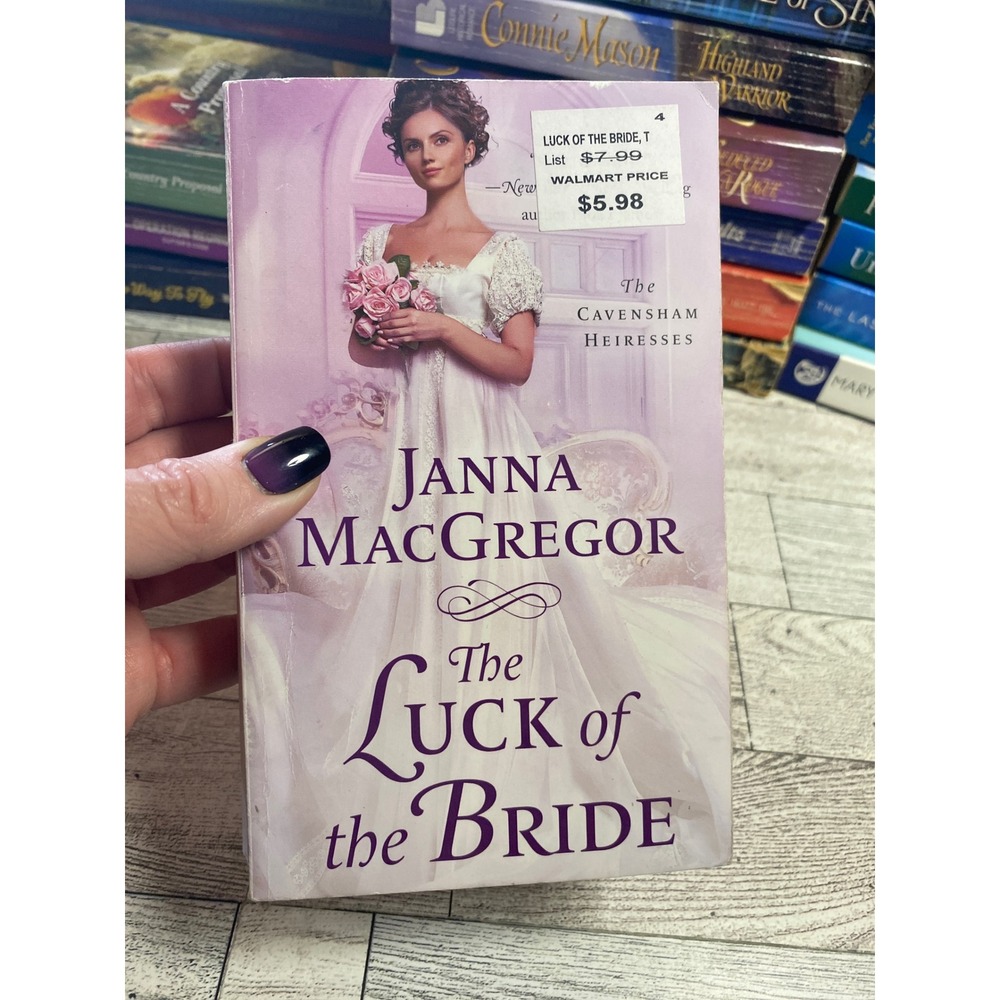 The Luck of the Bride Janna MacGregor Paperback Romance Novel Cavendish Heiress